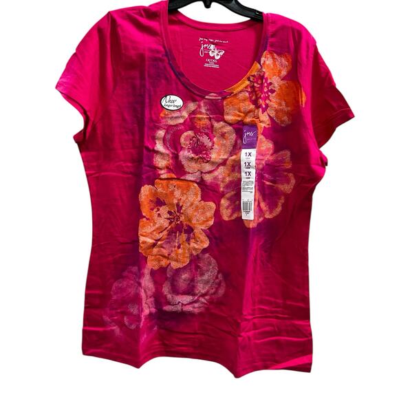 JMS bundle of four whimsy dress tees longer length NWT plus sz 1X 16W - Picture 10 of 16